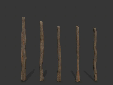 Wooden models 3D Model