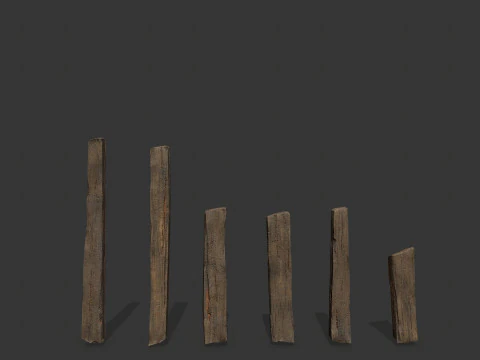 Wooden models 3D Model