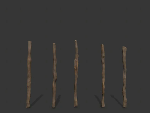 Wooden models 3D Model