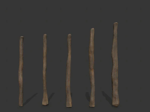 Wooden models 3D Model