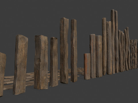 Wooden models 3D 模型