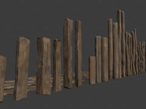 Wooden models 3D Model