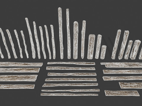 Wooden models 3D 模型