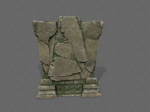 Oude troon 3D Model