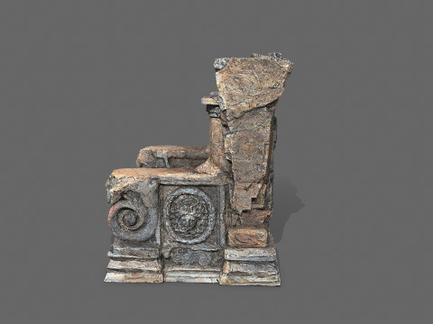 Old throne 3D Модель