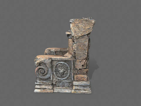 Old throne 3D Model