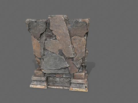 Old throne 3D Модель