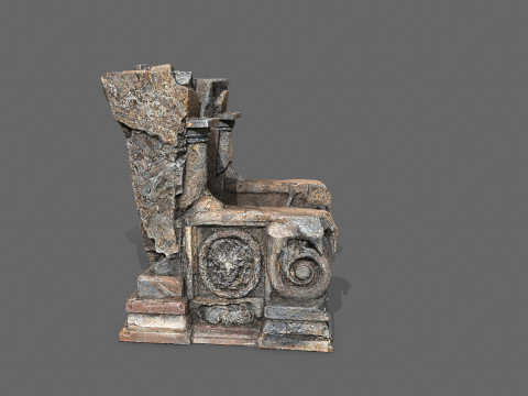 Old throne 3D Модель