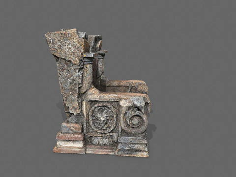 Old throne 3D Model