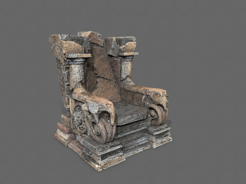 Old throne 3D Модель