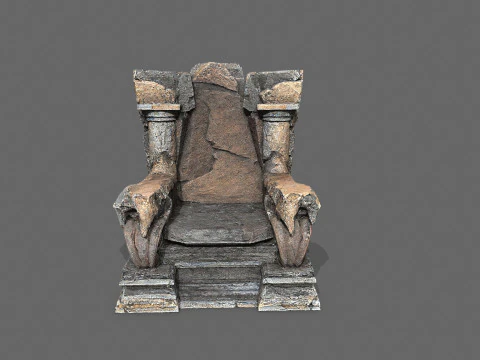 Old throne 3D Model