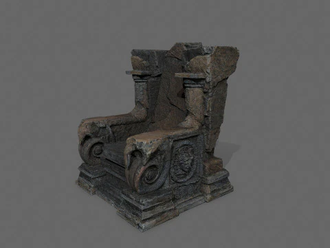 Tron lawowy Model 3D