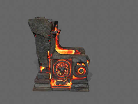 Tron lawowy Model 3D