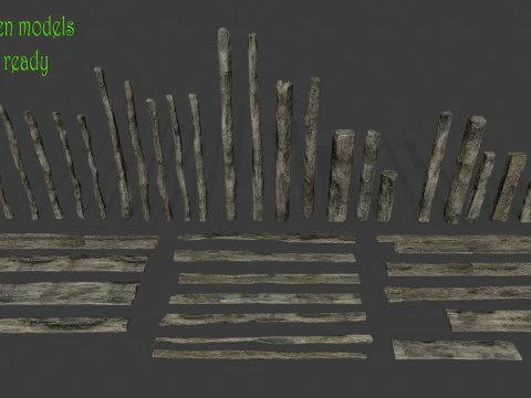 Vieux bois Modèle 3D