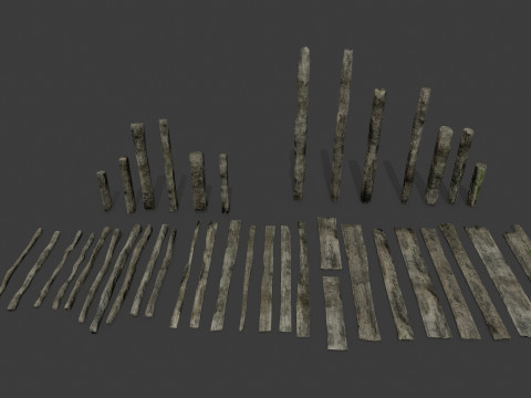 Old woods 3D Модель