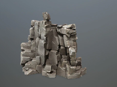 Skały jaskiniowe Model 3D