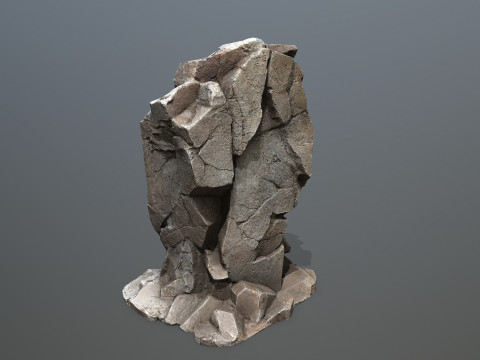 Cave rocks 3D Model