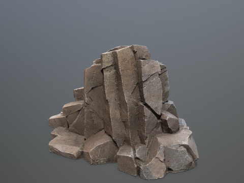 Cave rocks 3D Model