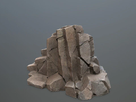 Skały jaskiniowe Model 3D