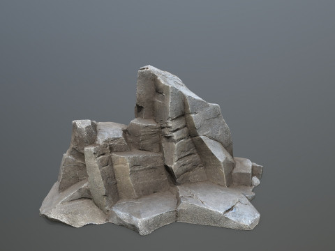 Cave rocks 3D Model