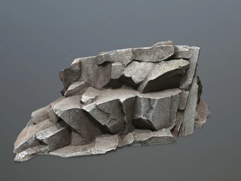 Skały jaskiniowe Model 3D