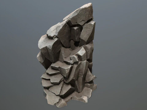 Skały jaskiniowe Model 3D