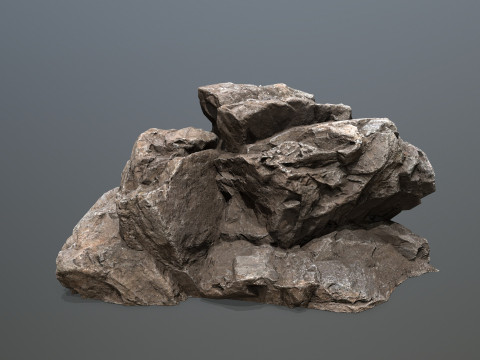 Cave rocks 3D Model