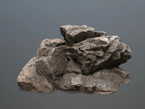 Skały jaskiniowe Model 3D