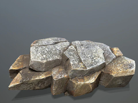 Skały jaskiniowe Model 3D