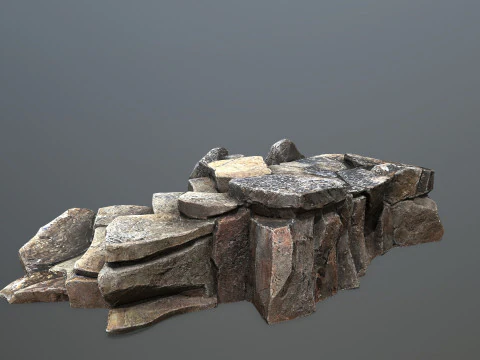 Skały jaskiniowe Model 3D