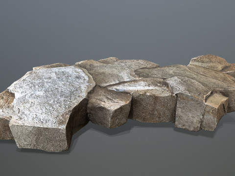 Cave rocks 3D Model