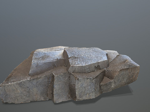 Cave rocks 3D Model