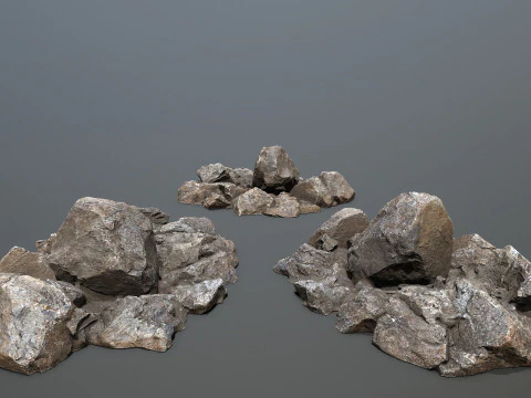 Skały jaskiniowe Model 3D