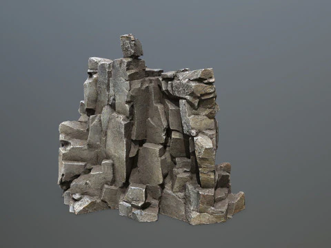 Cliff rocks 3D Model