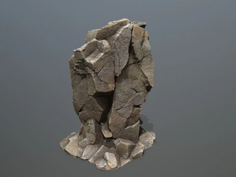 Cliff rocks 3D Model