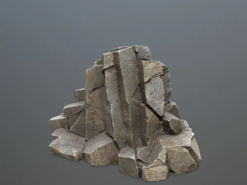 Cliff rocks 3D Model