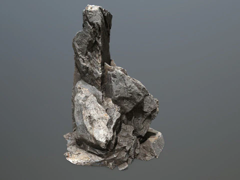 Cliff rocks 3D Model