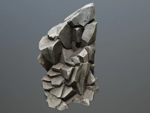 Cliff rocks 3D Model