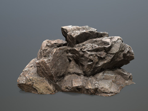 Cliff rocks Model 3D