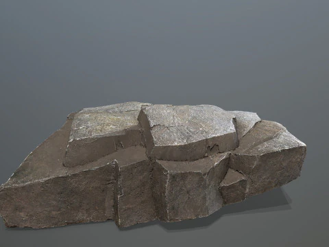 Cliff rocks 3D Model