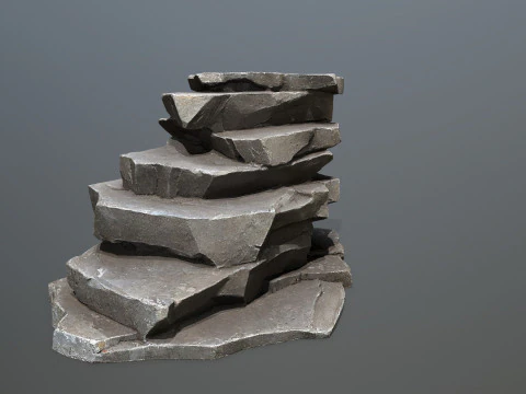 Cliff rocks 3D Model