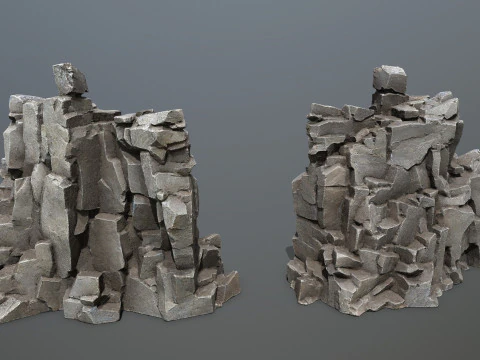 Sea rocks 3D Model