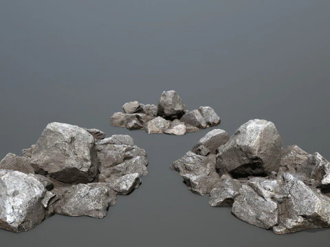Sea rocks 3D Model