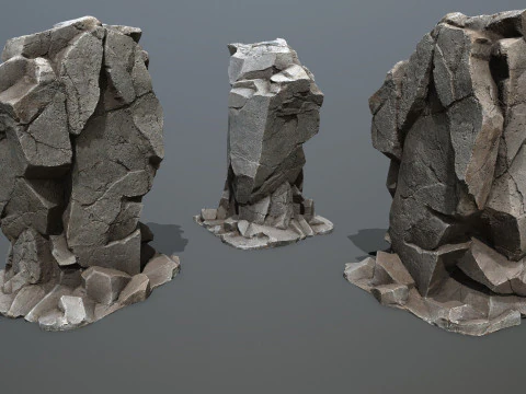 Sea rocks 3D Model