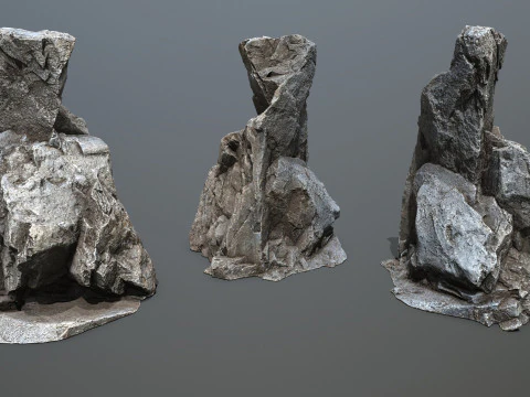 Sea rocks 3D Model