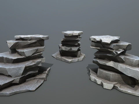 Sea rocks 3D Model