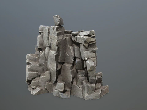Sea rocks 3D Model