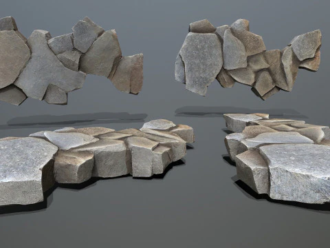 Sea rocks 3D Model