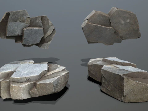 Sea rocks 3D Model