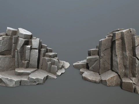 Sea rocks 3D Model